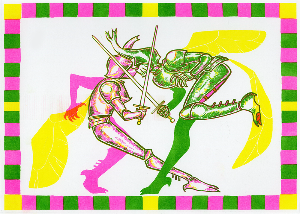 Gif of One Piece and Dragon Ball fanzine spreads