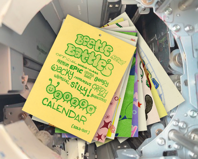 Gif of risoprint 2026 calendar